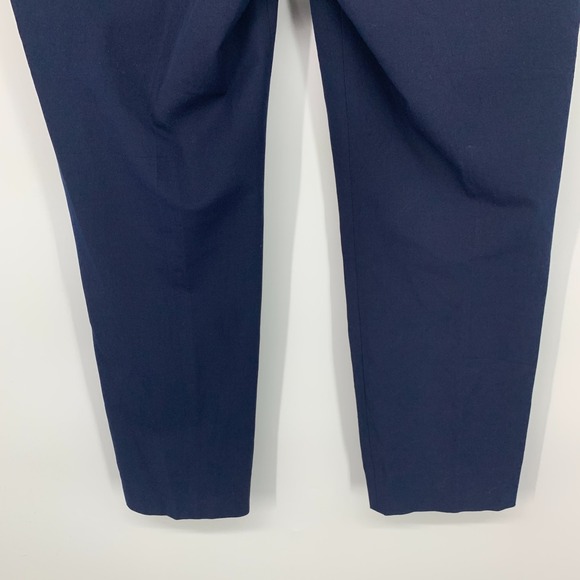 Talbots Pants Womens Size 16 Petite Navy Blue Chatham Ankle Cotton Bi Stretch - Picture 10 of 11